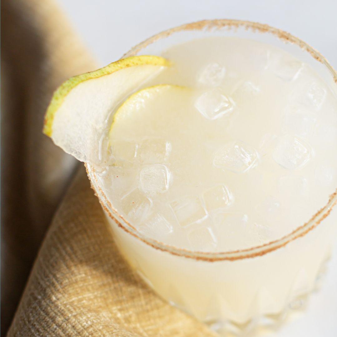 Spiced Vanilla Pear Gin Fizz - Miss Mary's Mix