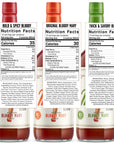 Bloody Mary Sampler ingredients and nutrition labels