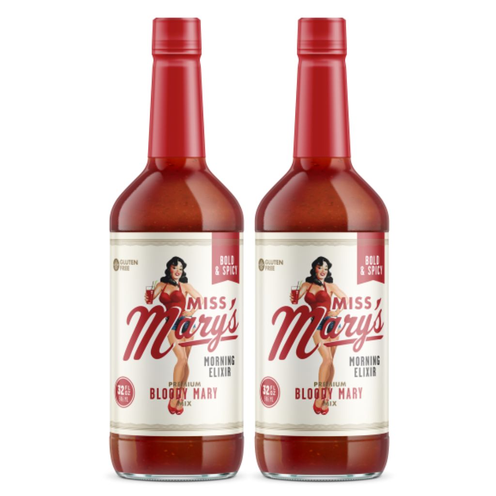 BloodyMary人気のダークシリーズ Spicy Bloody Mary Mix - Gourmet Cocktail Mix Small Batch