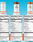 Sugar free Sinless Syrup Classic Collection Nutrition Labels