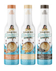 Fireside Favorites Syrup Trio — Hazelnut, Toasted Marshmallow, Salted Dark Chocolate