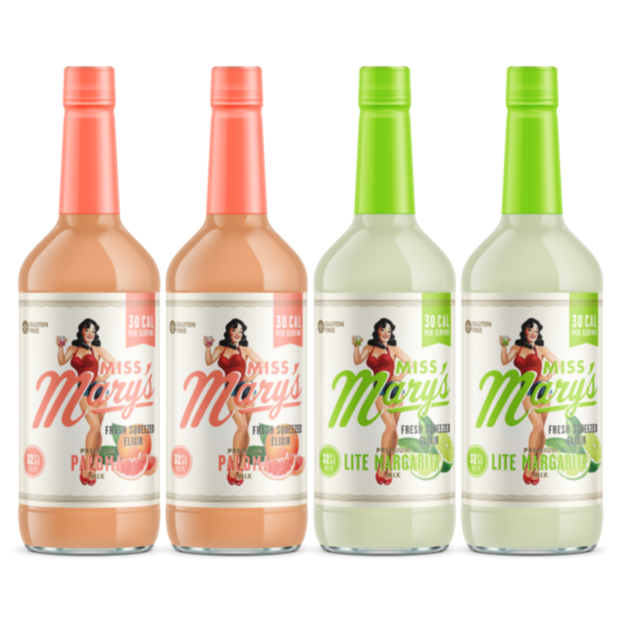 Forever Summer Collection includes 4, full-sized bottles —2 paloma, 2 margaritas
