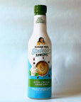 Miss Mary's Irish Cream Sugar Free Sinless Syrup bottle on blue background