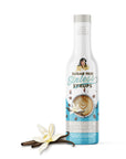 Bottle of sugar-free Sinless Madagascar Vanilla syrup on a white background