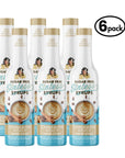 Six bottles of Sugar Free Cinnamon Dolce Sinless Syrups on a white background.