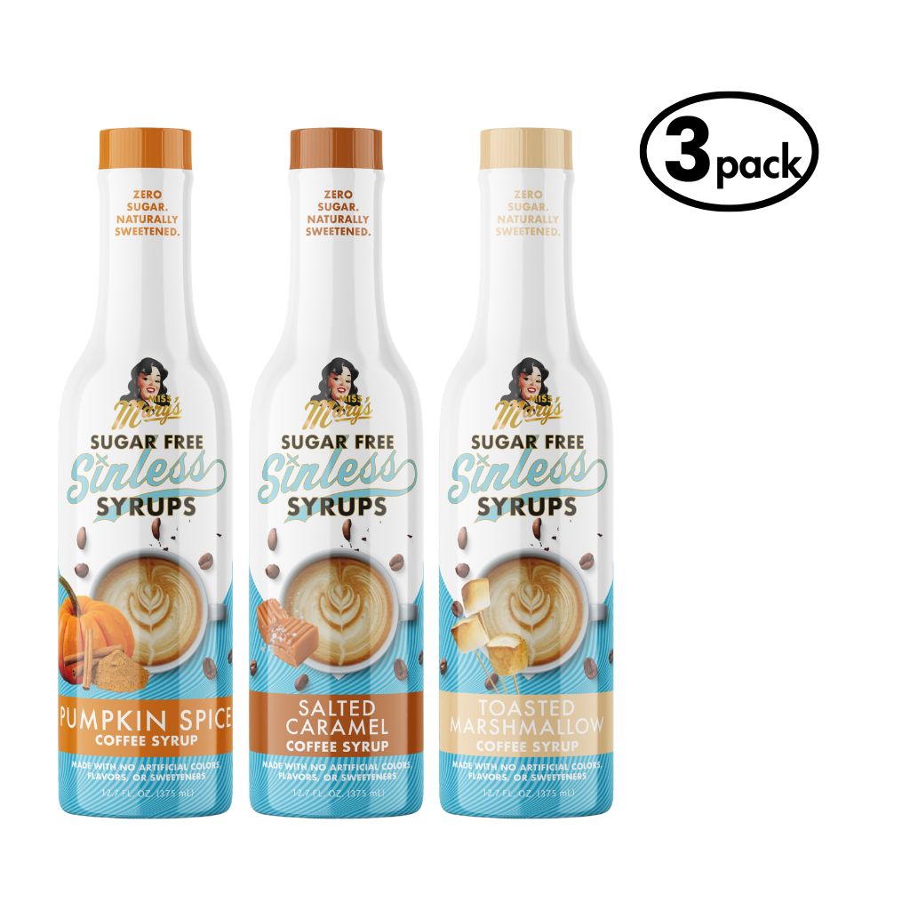 Sugar-Free Fall Coffee Syrup Sampler 3-Pack | Sinless Syrups