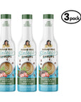 Three bottles of Sugar Free Peppermint Pattie Sinless Syrups on a white background.
