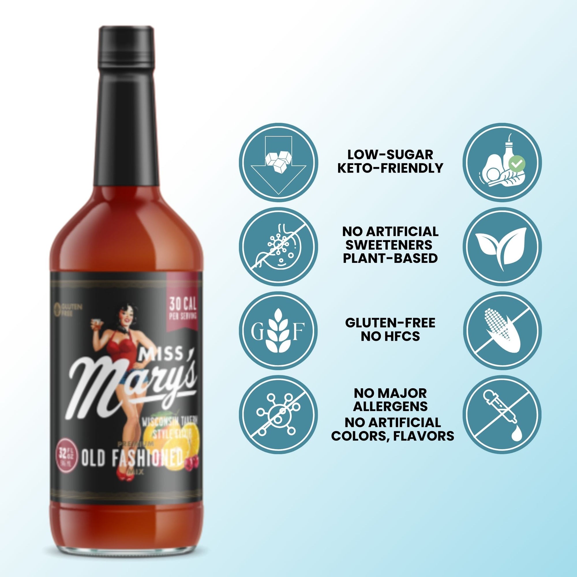 Miss Mary's Old Fashioned Mix Attributes