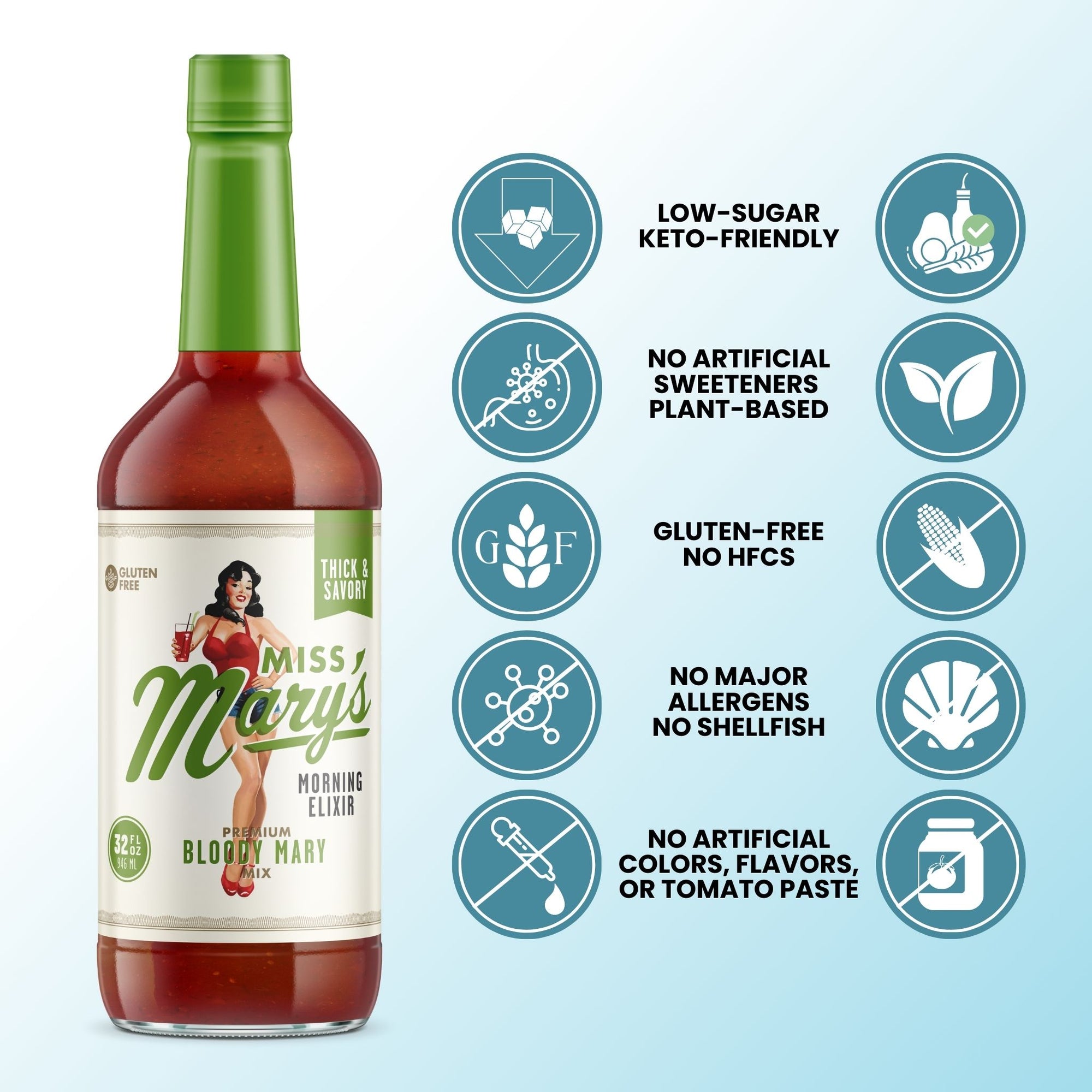Miss Mary's Thick & Savory Bloody Mary Mix Attributes