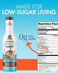 Sugarfree Mocha Sinless Syrup Nutrition Label