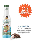 Sugar-free Peppermint Pattie Sinless syrup bottle with product details on a white background