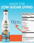 Sugarfree Salted Dark Chocolate Sinless Syrup Nutrition Label