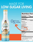 Sugarfree White Chocolate Sinless Syrup Nutrition Label