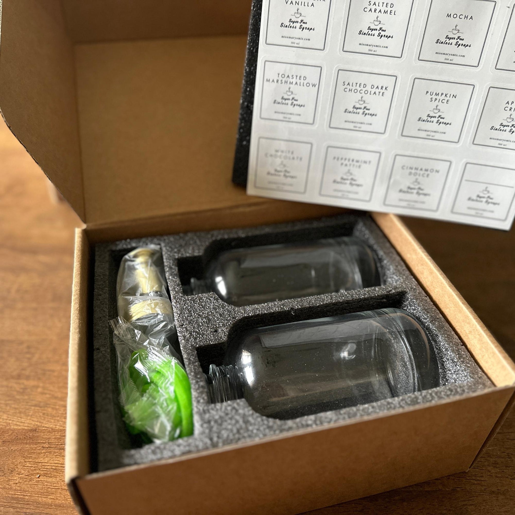 Glass Dispenser Set