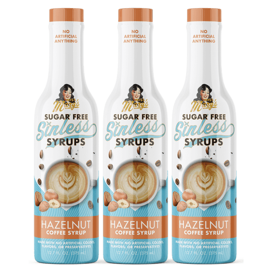 Hazelnut Sinless Syrups 3-Pack - Miss Mary's Mix