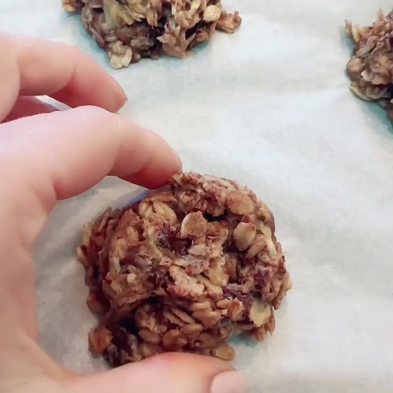 Peanut Butter Banana Bites on white background