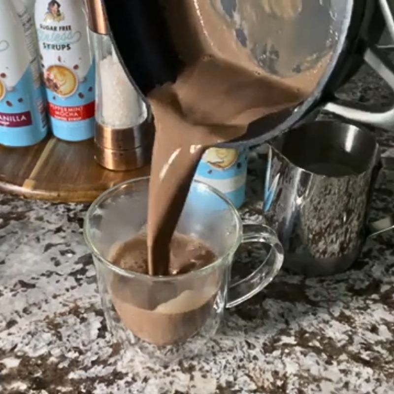 Vanilla Salted Hot Chocolate Recipe