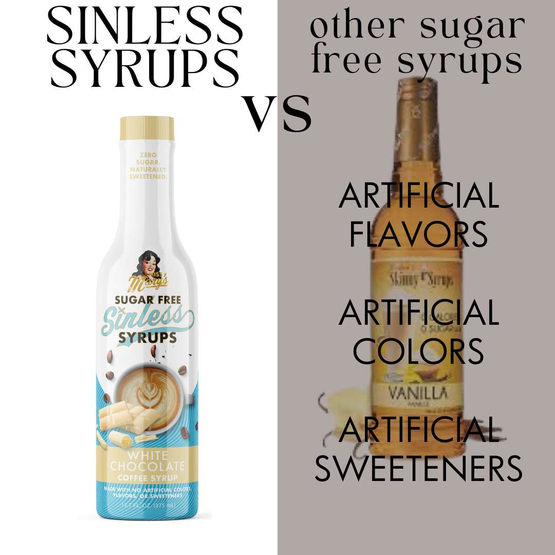 White Chocolate Sugar Free Sinless Syrups