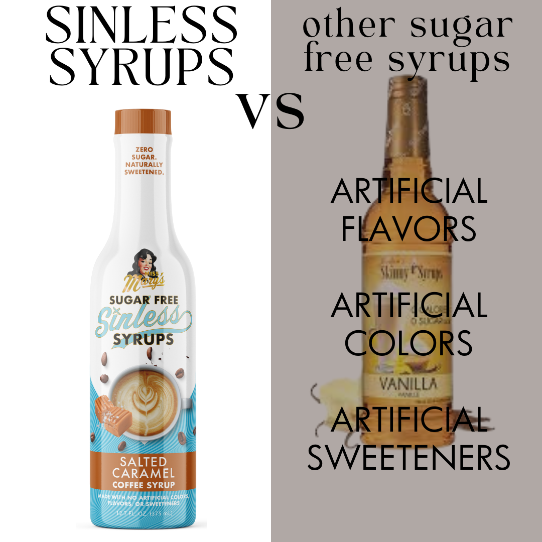 Salted Caramel Sugar Free Sinless Syrups