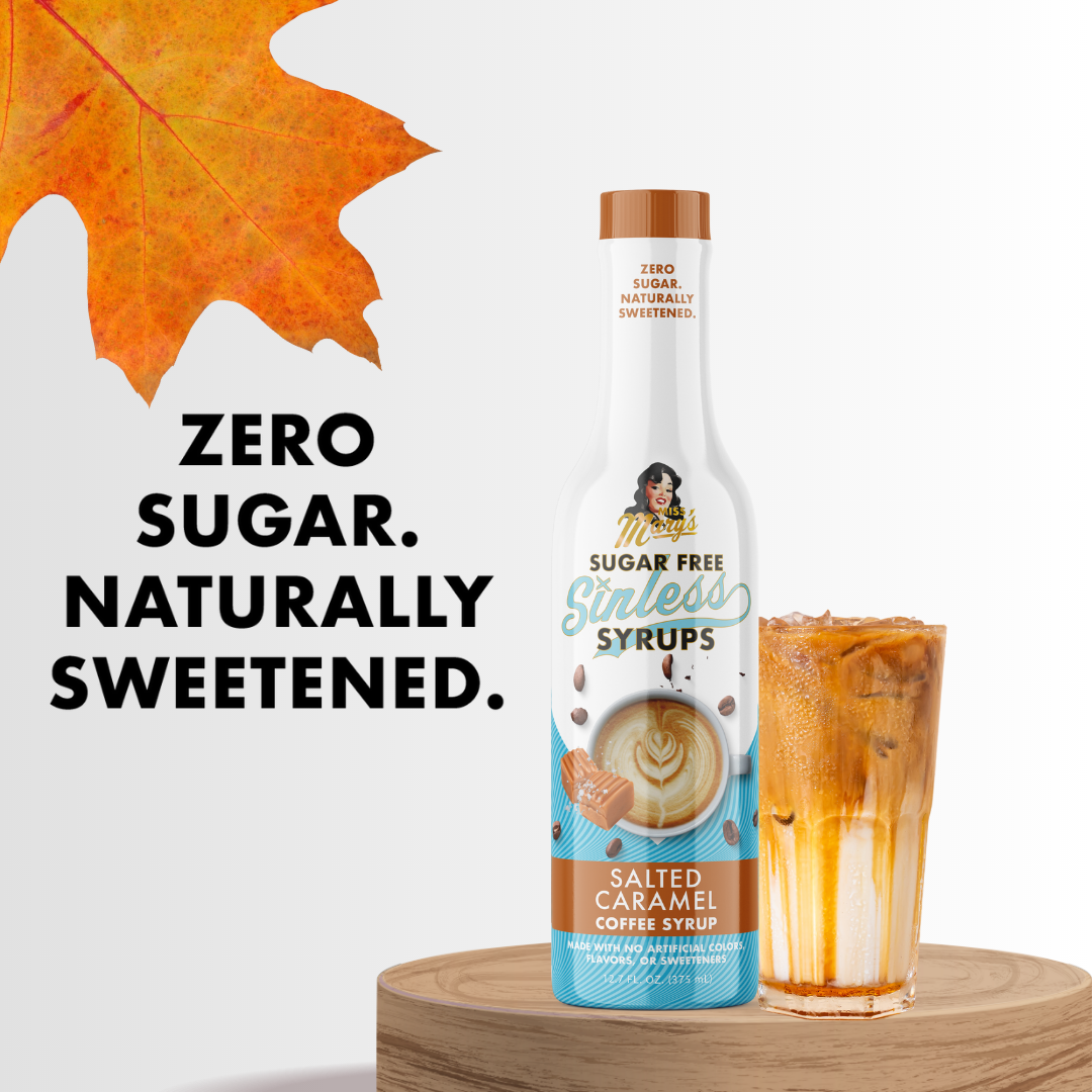 Divine Salted Caramel Sugar Free Sinless Syrups No Sucralose