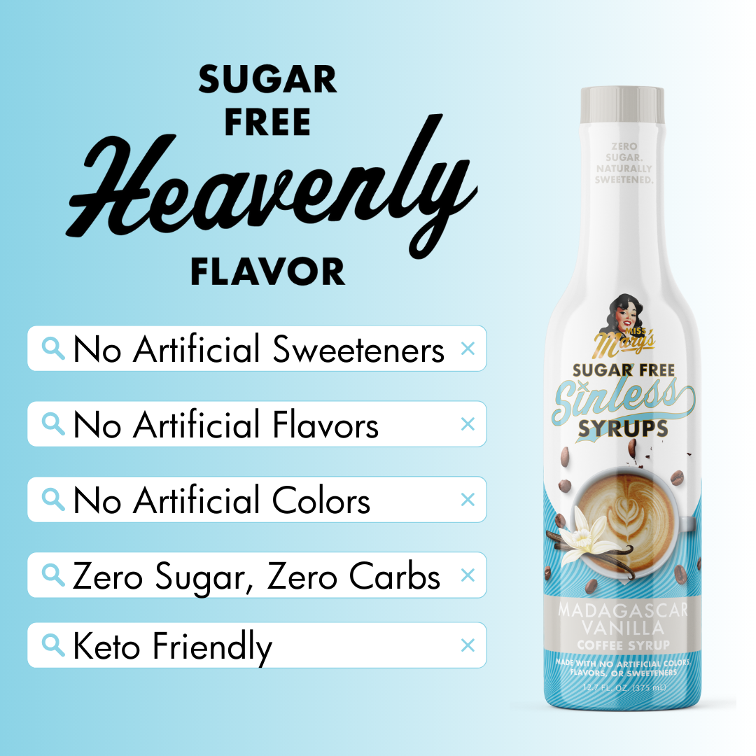 Madagascar Vanilla Sugar Free Sinless Syrups