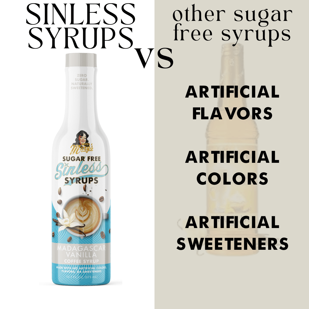 Classic Flavors Collection  Sugar Free Sinless Syrups – Miss