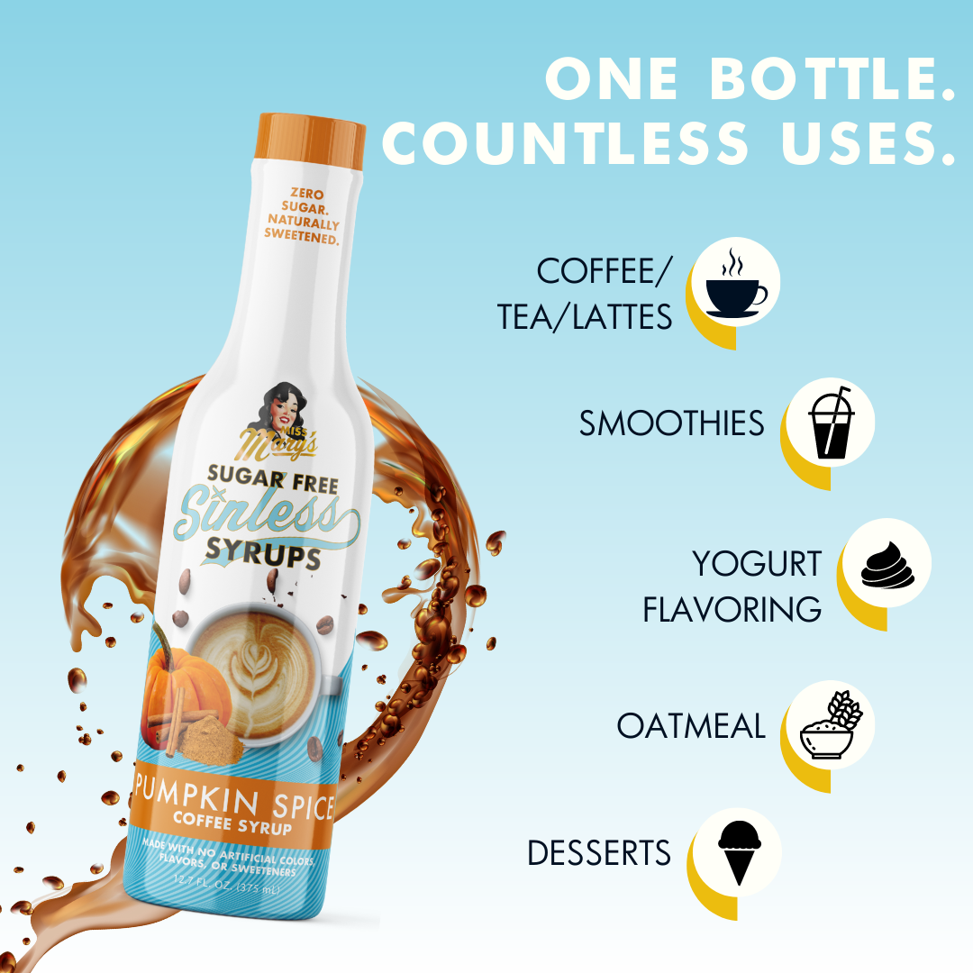 Pumpkin Spice Sugar Free Sinless Syrups