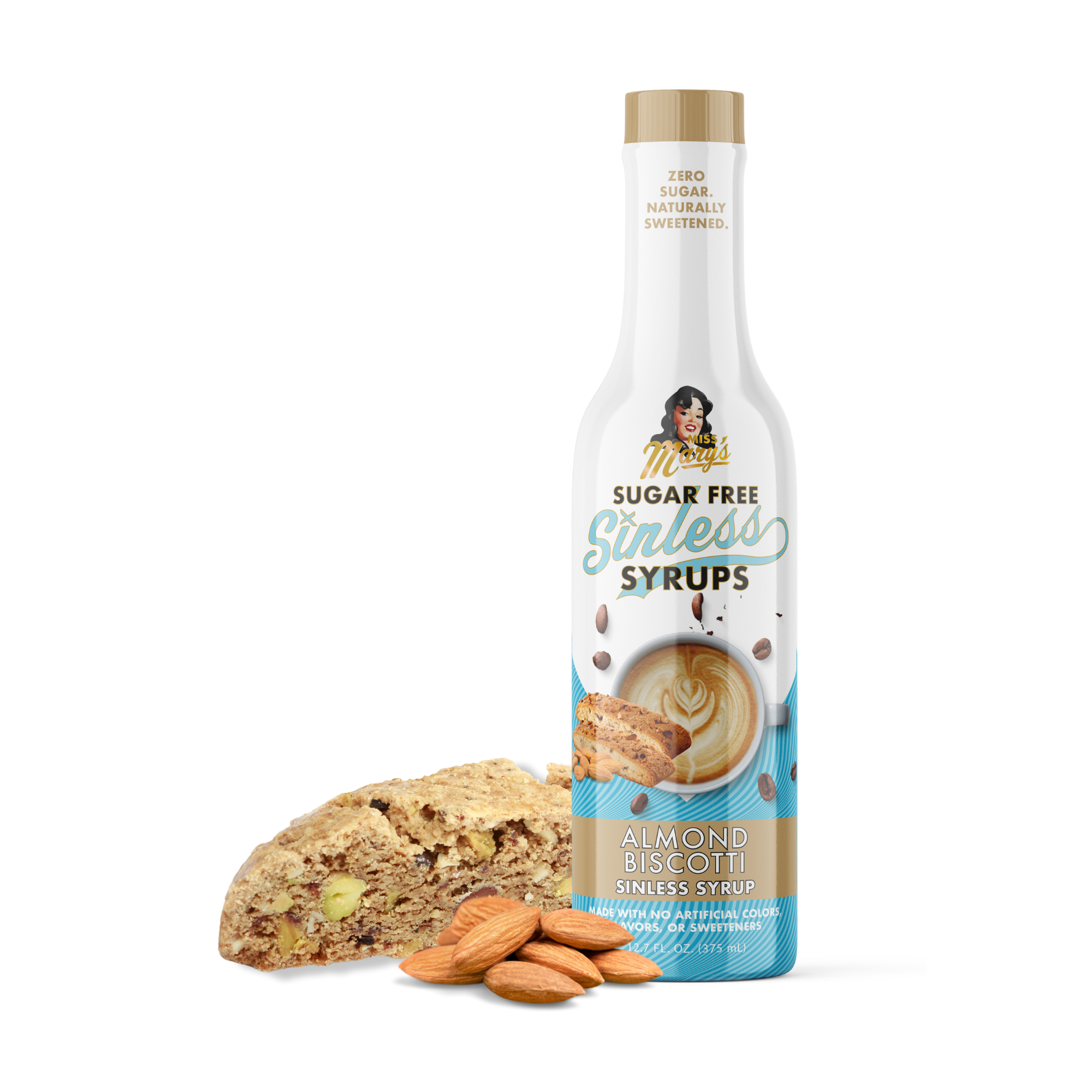 Miss Mary's Almond Biscotti Sugar-free Sinless Syrup