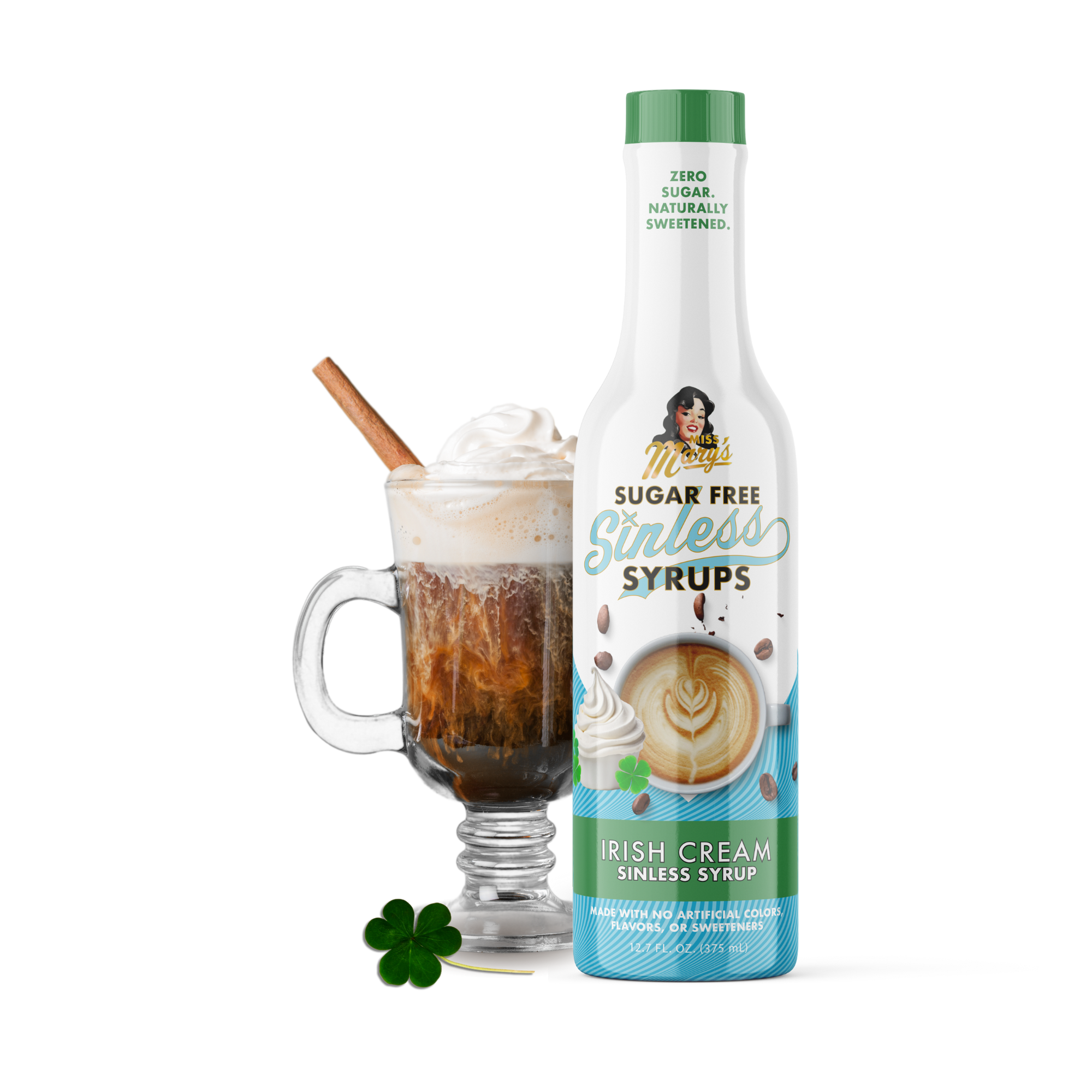 Miss Mary's Irish Cream Sugar-free Sinless Syrup