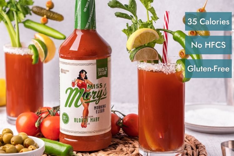 Thick & Savory Bloody Mary Mix | Hearty & Flavorful | Miss Mary's Mix