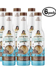6-pack of sugar-free Sinless Syrups mocha coffee syrup on a white background
