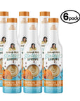 Six bottles of Sugar Free Sinless Syrups Pumpkin Spice Coffee Syrup on a white background.