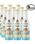 Nine bottles of Sugar Free Sintless Syrups in White Chocolate flavor on a white background.
