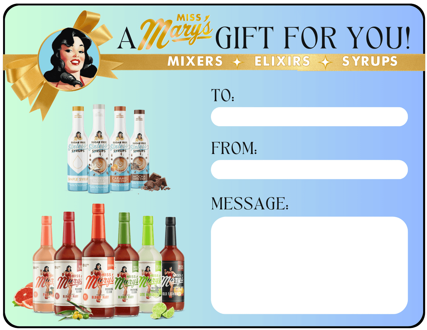 Digital Gift Card - Miss Mary's Mix - Miss Mary's Mix