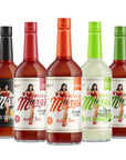 Miss Mary's low-sugar cocktail mix offering against white background