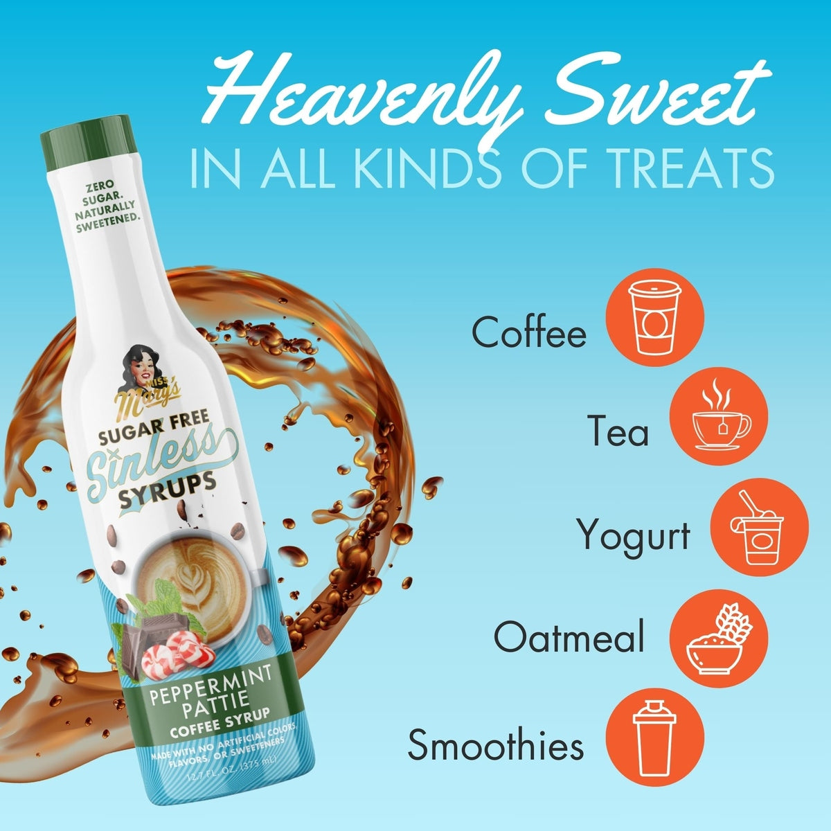 How to use Sugarfree Peppermint Pattie Sinless Syrup