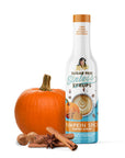Sugar Free Sinless Syrups Pumpkin Spice Coffee Syrup bottle with a pumpkin and spices on a white background