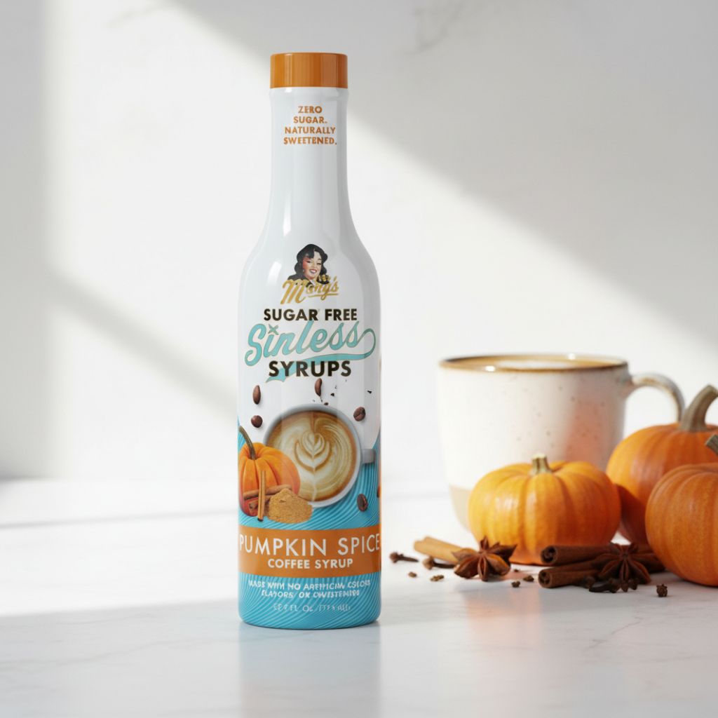 Pumpkin Spice Sugar Free Coffee Syrup | Sinless Syrups – Miss