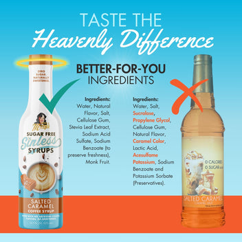 Divine Salted Caramel Sugar Free Sinless Syrups | No Sucralose – Miss