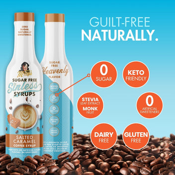 Divine Salted Caramel Sugar Free Sinless Syrups | No Sucralose – Miss