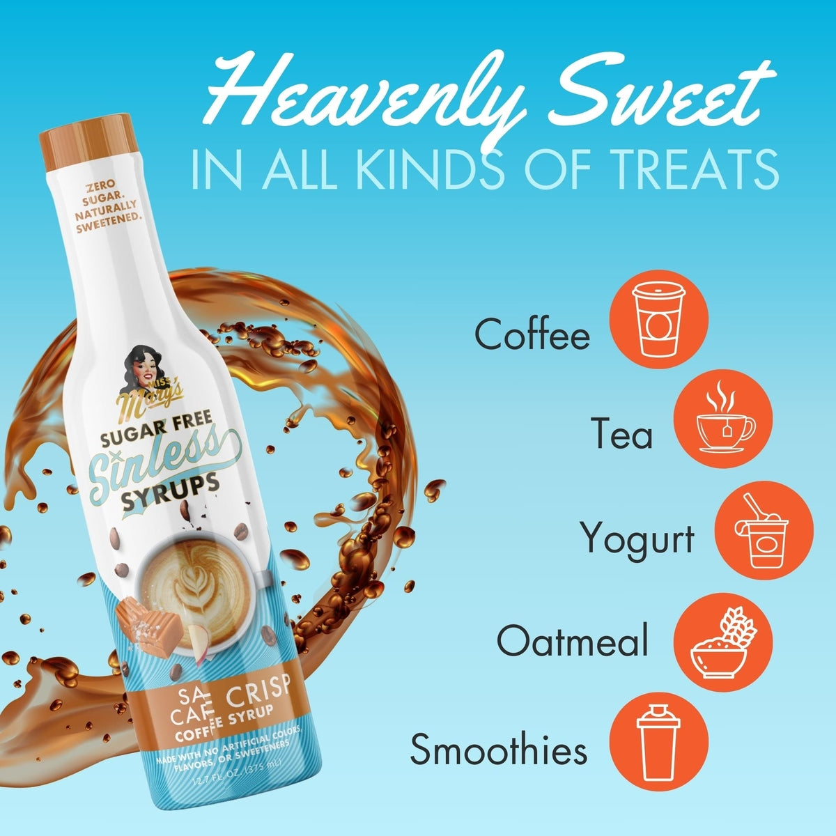 How to use Sugarfree Salted Caramel Sinless Syrup