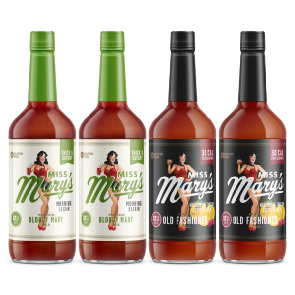 Tailgate Collection — Bloody Mary & Old Fashioned Mix 4-Pack
