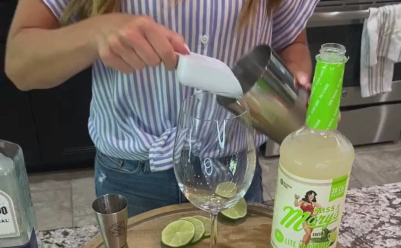 Skinny Prosecco Margarita Recipe from Miss Mary's Mix