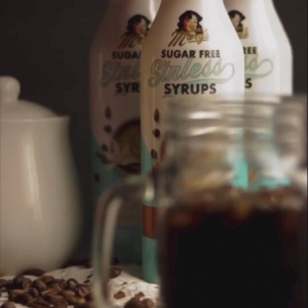 Salted Caramel Latte with Sinless Syrup