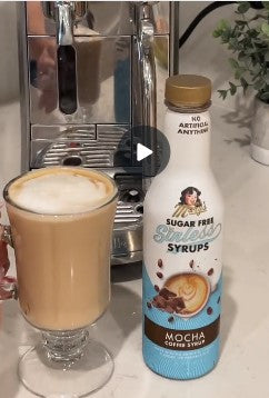 Miss Mary's Sinless Syrups Mocha Latte