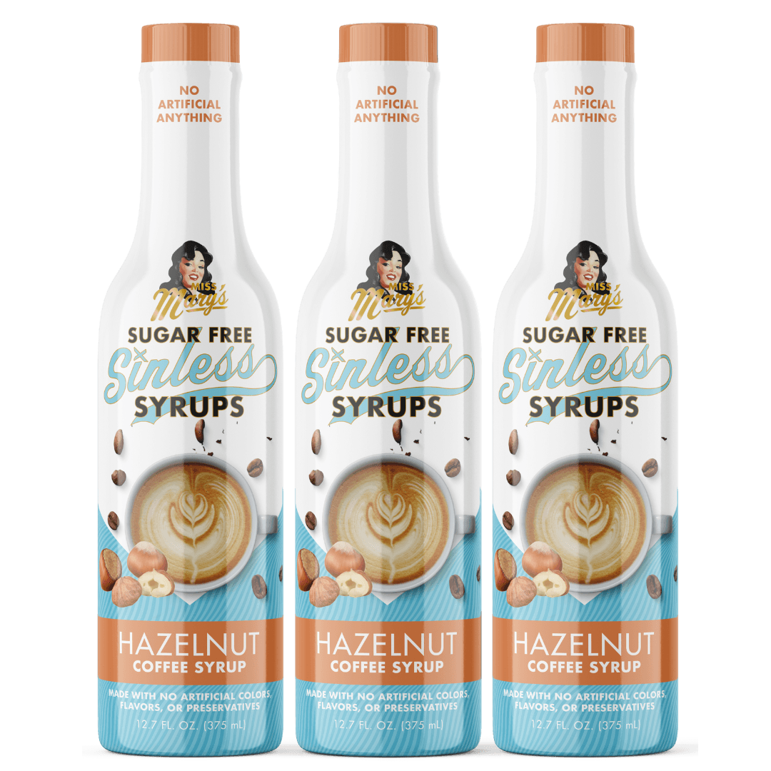 Hazelnut Sinless Syrups 3-Pack - Miss Mary's Mix